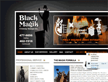 Tablet Screenshot of blackmagik.ca
